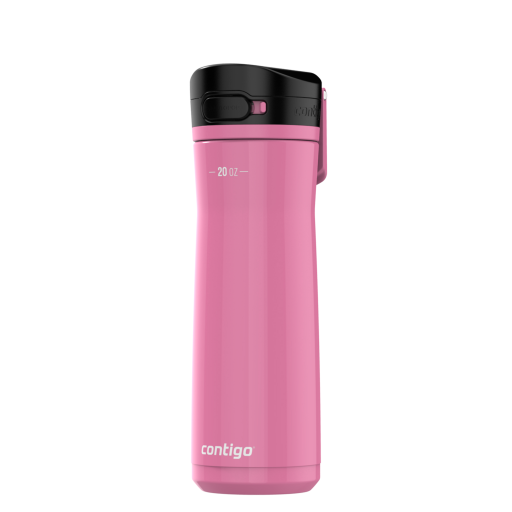 Contigo Jackson Chill 2.0 Water Bottle with AUTOPOP Lid, 20 oz (591 mL), Azalea