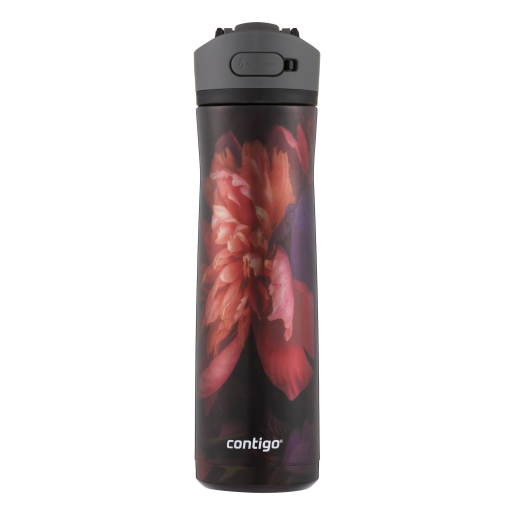 Contigo Ashland Chill 2.0 Stainless Steel Water Bottle with AUTOSPOUT Lid, 24 oz (709 mL), Nightflower